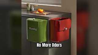 Настенный мусорный бак с защитой от запаха