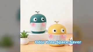 Компактный мусорный бак с крышкой