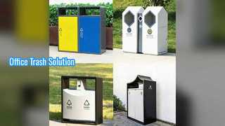 Мусорный бак из нержавеющей стали для офиса