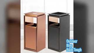 Прочные уличные контейнеры из нержавеющей стали