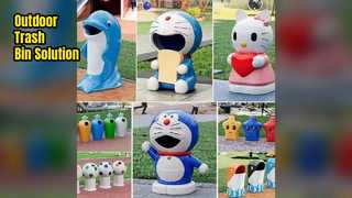 Прочные уличные мусорные баки