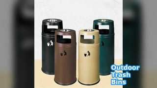 Прочные уличные мусорные баки