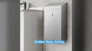 Бак для сортировки мусора на открытом воздухе