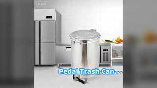 Мусорный бак из нержавеющей стали без помощи рук
