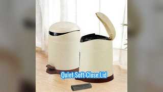 Тихая и плавно закрывающаяся крышка мусорного бака
