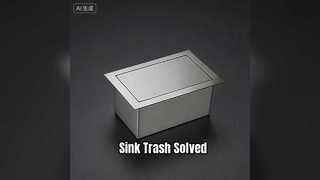 Настенный мусорный бак для экономии места