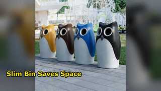 Тонкий мусорный бак для экономии места