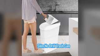 Настенный мусорный бак без сверления Slim Fit