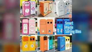 Удобная сортировка отходов Контейнеры из нержавеющей стали