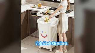 Элегантная минималистская мусорная корзина