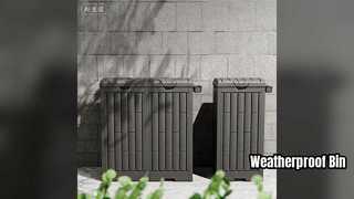 Прочный открытый мусорный бак