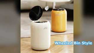 Стильный мусорный бак на колесиках