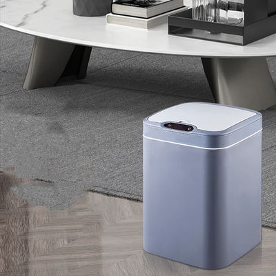 12L White Circular Touch Bucket Charging Dual-purpose Intelligent Motion Sensor Recycling Bin