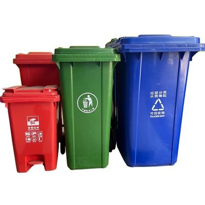 Large Outdoor Wheelie Bins Plastic Compost Bin Trash Can Waste Bin Dustbin with Lid