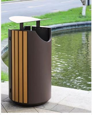 Custom Trash Can with 30L-1100L Capacity 10mm Thickness and DIY Printed Design for Eco-Friendly Waste Management