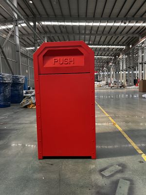 Eco-Friendly Stainless Steel Trash Can with Customized Size and Logo for Commercial Use