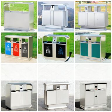 صندوق الصرف الصحي الخارجي من الفولاذ المقاوم للصدأ الكبير والمصنف ويمكن تخصيصه للمساحات العامة