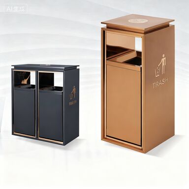 سلة القمامة الفندقية المجانية مع التشغيل اليدوي للنفايات العامة