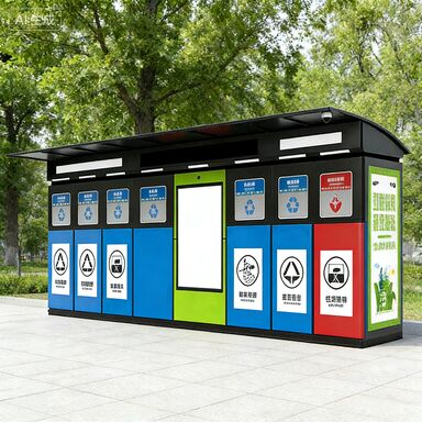 30L Kapazität Witterungsbeständiger Smart-Müllbecher mit Sensor-Müllbecherdeckel für den Außenbereich