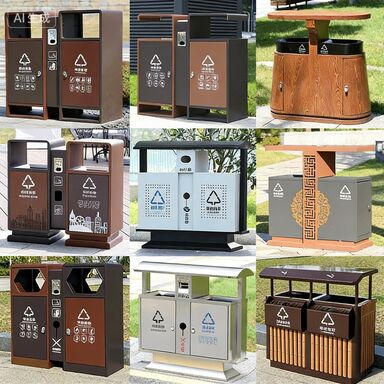 Anpassbarer Edelstahl-Außenbehälter mit 30L Fassungsvermögen und rutschfesten Gummifüßen für Hygiene