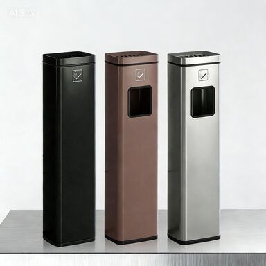 Stainless Steel Custom Trash Can with Built-in Charcoal Filter, Sensor Lid, and Rust Resistant for Hotels