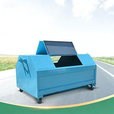 Factory-Supplied 3-Cubic Meter Rust Resistant Hook Lift Bin for Outdoor Sorting Waste