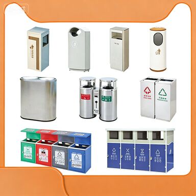 Stainless Steel Commercial Trash Can with 50 Liters Capacity and Fingerprint Resistant Finish