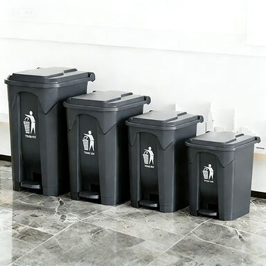 Commerciële vuilnisbak met voetpedaal met grote capaciteit en aanpasbare opties voor restaurants en buitengebruik