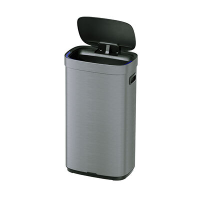 Large-Capacity Stainless Steel Smart Trash Can with Ozone Sterilization for Indoor and Outdoor Use