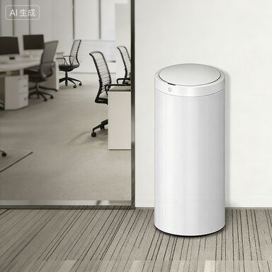 Intelligent Induction Trash Can 40L Capacity Sleek Design Rust Resistant for Commercial Lobbies Hotels and Offices
