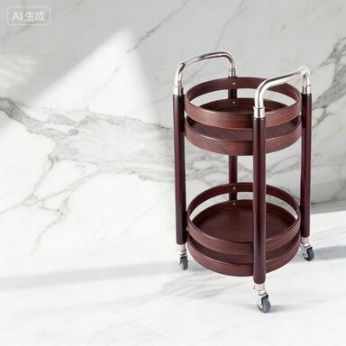 2-Tier & 3-Tier Food Service Trolley and Beverage Cart for Hot Pot Delivery