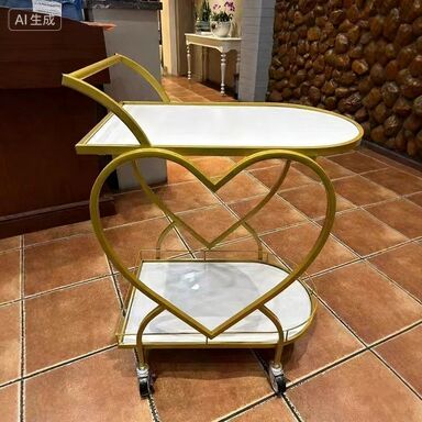 2-Tier and 3-Tier Multi-Purpose Beverage Serving Trolley for Hotels Bars and KTVs