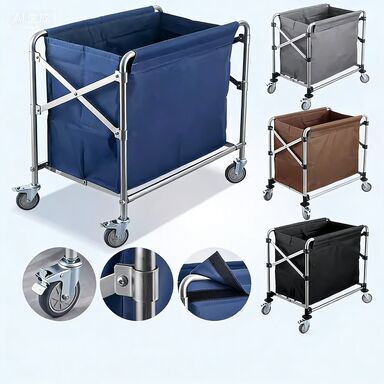 Складчивая коляска из нержавеющей стали для гостиничного обслуживания