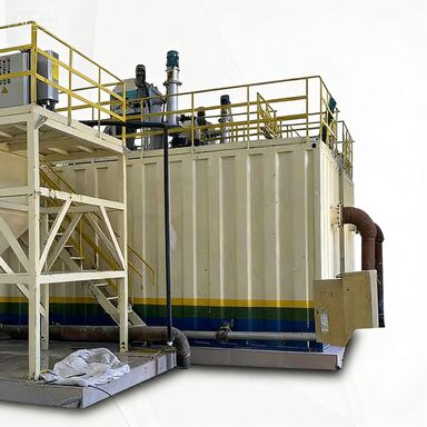 Контейнерное интегрированное оборудование для магнитной флокуляции и коагуляции для эффективной очистки воды