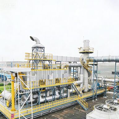 Соответствующий регенеративный тепловой окислитель RCO с адсорбционной десорбцией для обработки отходов