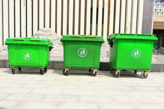 660 Liter Large‑Capacity Refuse Wheelie Bin Durable Plastic Waste Container for Outdoor Waste Collection & Waste Disposal
