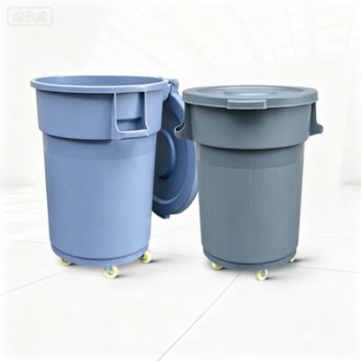 Outdoor Catering Waste Container with Wheels , Large‑Volume Heavy‑Duty Garbage Bin for Kitchen Restaurant Sanitary Waste Disposal