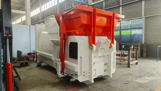 Municipal Waste Compression Equipment , Garbage Compactor for Waste Treatment Plant